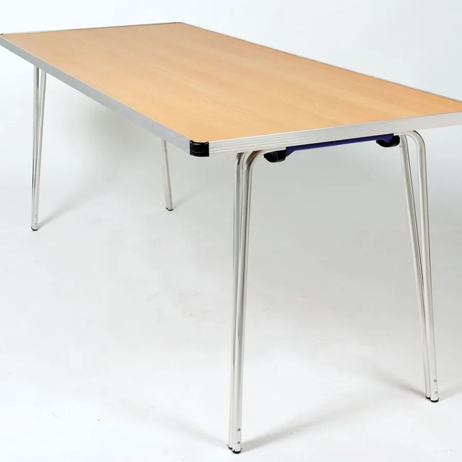 Outlet Gopak Contour Folding Table L1520 x W685mm Dining And Meeting Tables|Tables & Chairs