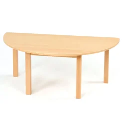 Best Half Circular Solid Beech Table L120cm Tables & Chairs|Early Years Tables & Chairs
