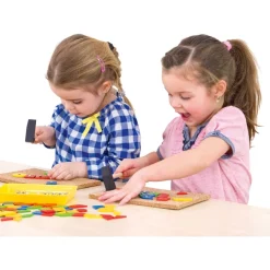 Discount Hammer and Nail Construction Play Set Geometry & Shape|Space, Shape & Measure