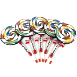 New Hand Drums and Beaters Candy Design 5pk Diameter 15cm Percussion Instruments|Drums And Tambourines