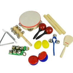 New Handheld Childrens Percussion Set 10pk Whole Class Ensemble|Percussion Instruments