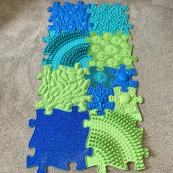 Hot Happy Feet Ocean Sensory Play Mats 11pk Gross & Fine Motor Skills|Dance & Movement