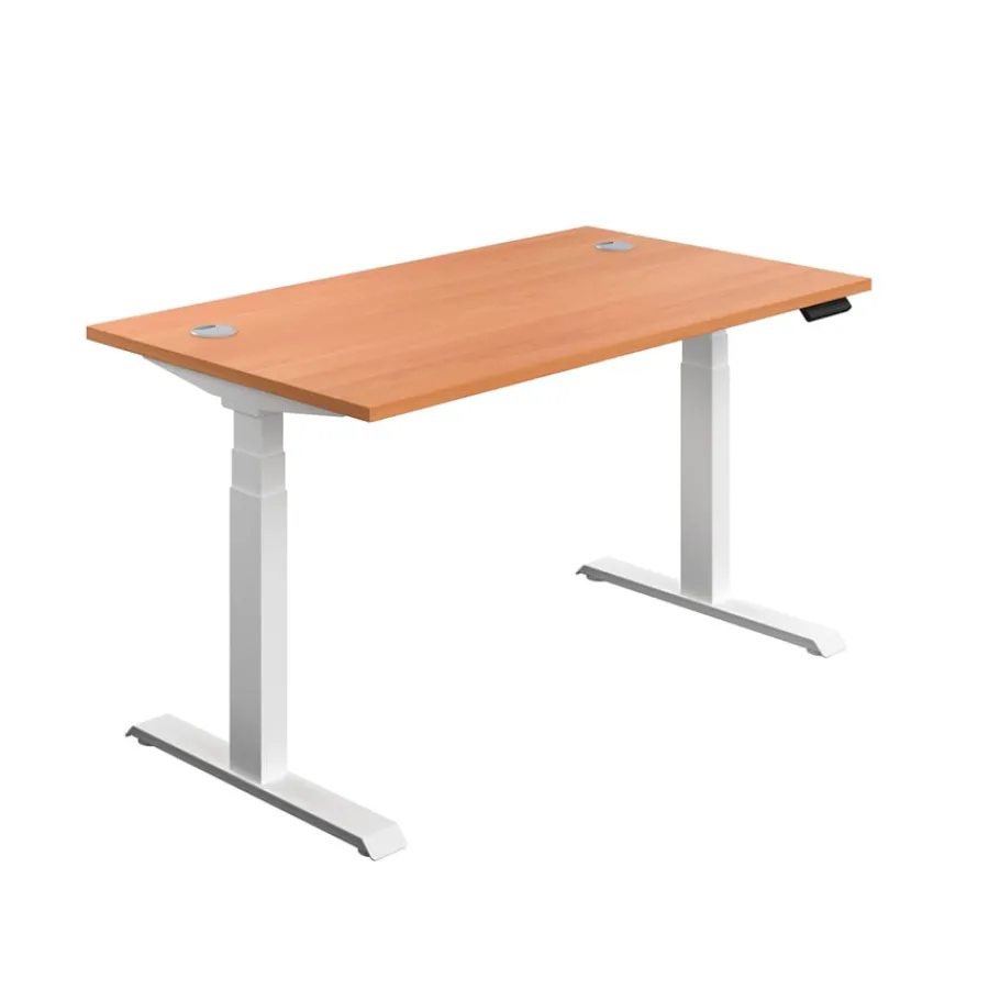Best Height Adjustable Desk Beech Dining And Meeting Tables|Desks & Tables