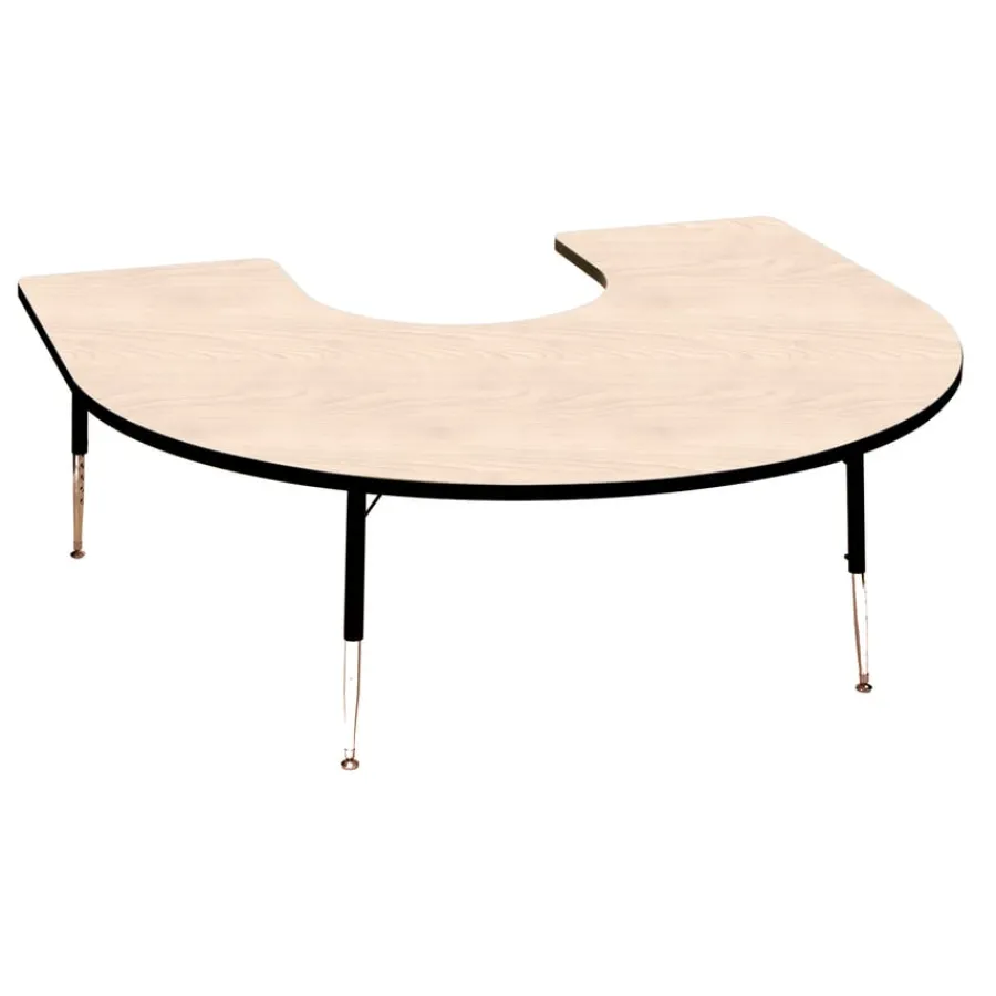 Discount Height Adjustable Horseshoe Classroom Table Classroom Tables|Furniture