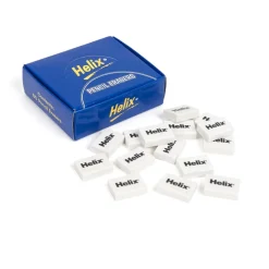 Online Helix White Erasers 60pk Rulers & Erasers