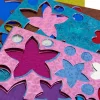 Clearance Holographic Card Flowers Assorted 500pk Festivals & Celebrations|Collage & Craft