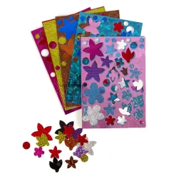 Clearance Holographic Card Flowers Assorted 500pk Festivals & Celebrations|Collage & Craft