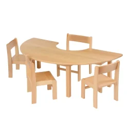 Online Horseshoe Beech Table H530 x W1520 x D760mm Classroom Chairs|Tables & Chairs