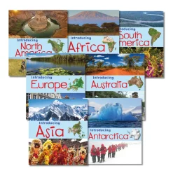 Sale Introducing Continents Books KS1 7pk Geography Books|Non-Fiction Books