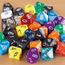 Jar of 100 Dice Teaching Aids|Number