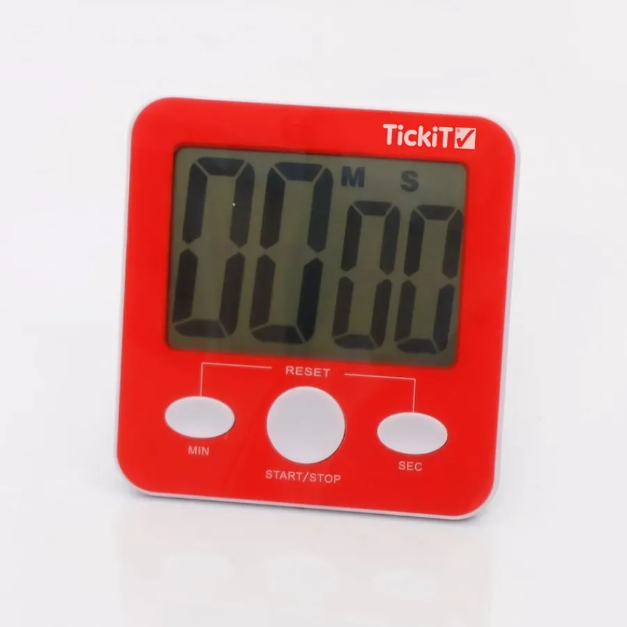Hot Jumbo Clear Display Timer Science & Data Logging|Science Essentials