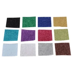 Jumbo Glitter Paper Mosaics Assorted 25x25mm 2000pk Paper & Card|Festivals & Celebrations