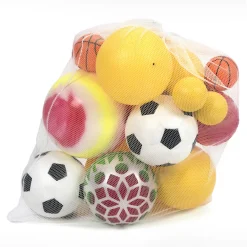 Discount Jumbo Play Ball Collection with Bag 20pk Playballs|Playground Equipment