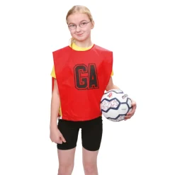 New Junior Netball Mesh Training Bibs 7pk Football|Netball