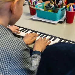 Online 88 Key Lightweight Full Length Folding Piano - Black Keyboards And Stringed Instruments|Music