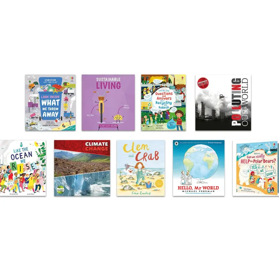 Discount KS1 - Climate Change Books 9pk Book & Reading|Earth, Space & Weather