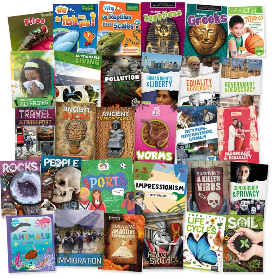 KS2 Non Fiction Library Books 30pk Classroom Collections|Book & Reading