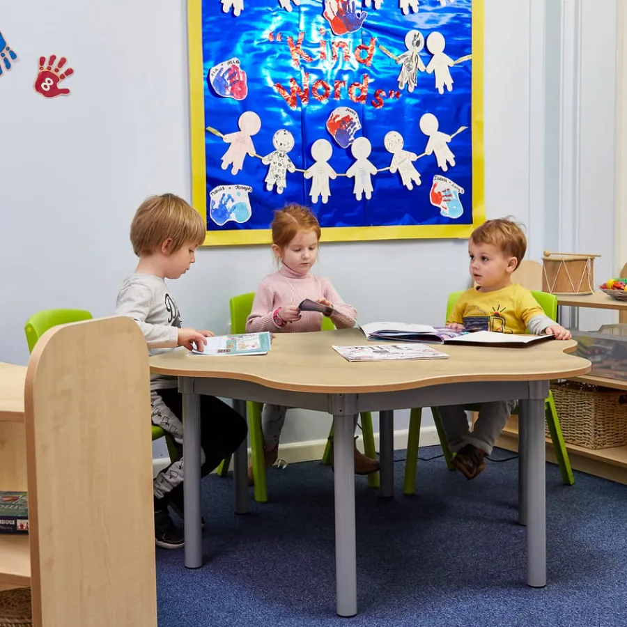 Outlet Kubbyclass 6 Leaf Table Classroom Tables|Tables & Chairs