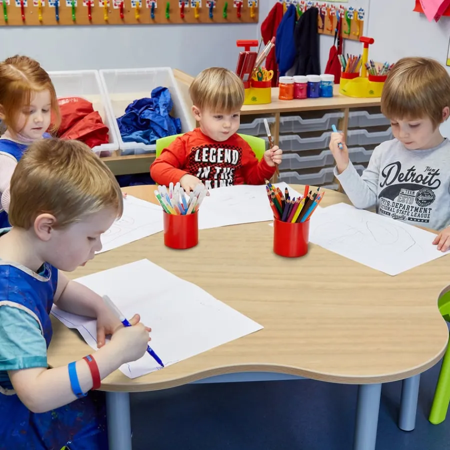 Outlet Kubbyclass 6 Leaf Table Classroom Tables|Tables & Chairs
