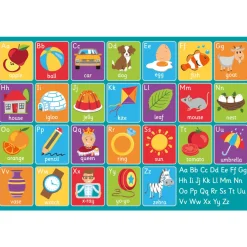 Best Large Blue Alphabet Carpet Library Furniture|Reading Spaces