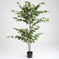 Hot Large Green Artificial Ficus Tree in Black Pot 140cm Role Play Accessories