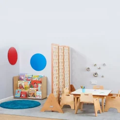 Discount Large Natural Folding Room Divider Dividers, Display & Easels|Play Panels