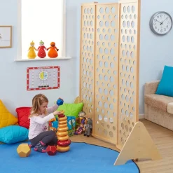 Discount Large Natural Folding Room Divider Dividers, Display & Easels|Play Panels