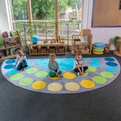 Best Large Semi-Circle Carpet Rugs & Mats|Library Furniture