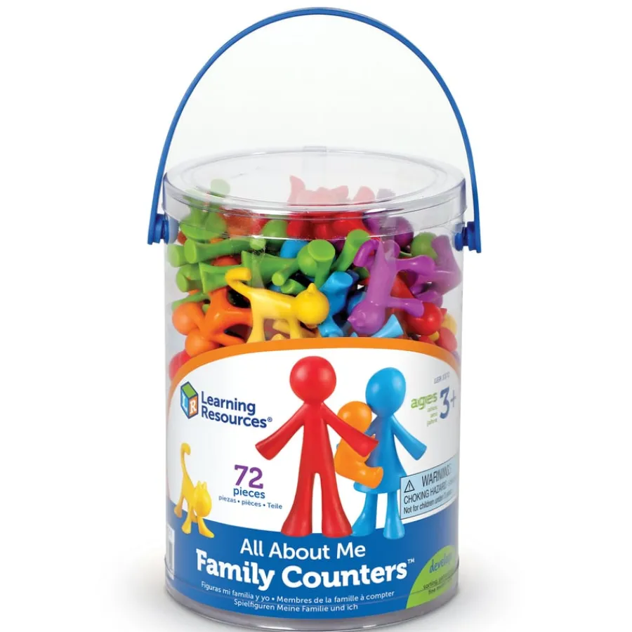 Clearance Learning Resources All About Me Family Counters™ 72pcs Counting & Counters|Number & Place Value