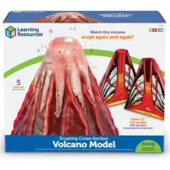 Discount Learning Resources Erupting Volcano Model Rocks & Fossils|Earth, Space & Weather