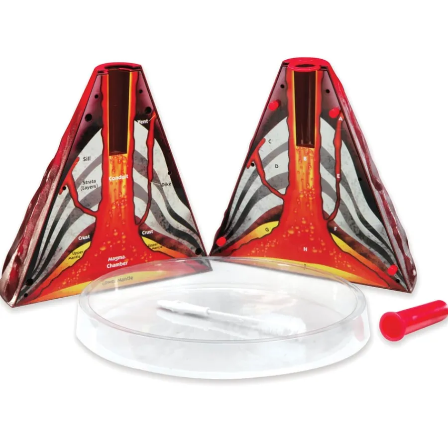 Discount Learning Resources Erupting Volcano Model Rocks & Fossils|Earth, Space & Weather