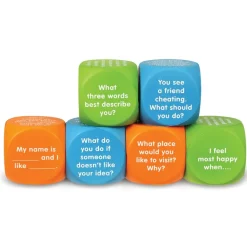 Clearance Learning Resources Let's Talk Wellbeing Cubes Psed