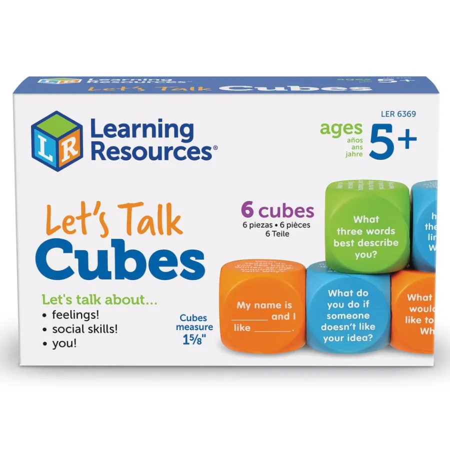 Clearance Learning Resources Let's Talk Wellbeing Cubes Psed