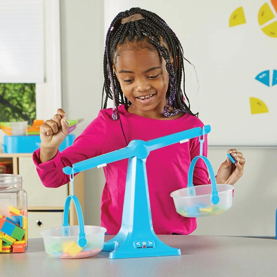 Best Learning Resources Nestable Pan Balance Set of 4 Measure|Weights & Scales