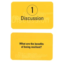 Hot Let's Talk Resilience Discussion Cards Psed