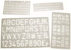 Sale Lettering Stencils Set Of 4 Festivals & Celebrations