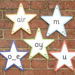 Clearance Letter & Sounds Outdoor Stars 68pk Phonics|Music