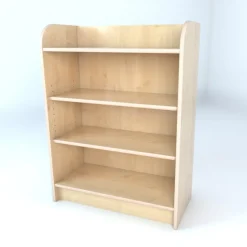 Outlet Library Bookcase In Maple Library & Book Storage|Book Storage