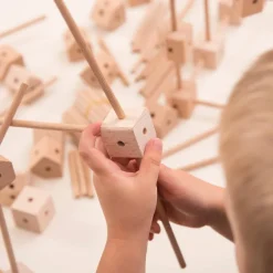 Sale Loose Parts Construction Blocks and Poles 550pk Construction Sets|Construction