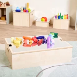 Best Loose Parts Tonal Rainbow Wooden Boulder Blocks Construction Sets|Loose Parts