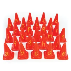 Online Lowercase a to z Alphabet Cones 23cm 26pk Teacher Resources|Football