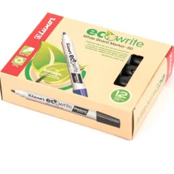 Sale Luxor ECO Whiteboard Markers Black 12pk Whiteboards|Markers & Highlighters