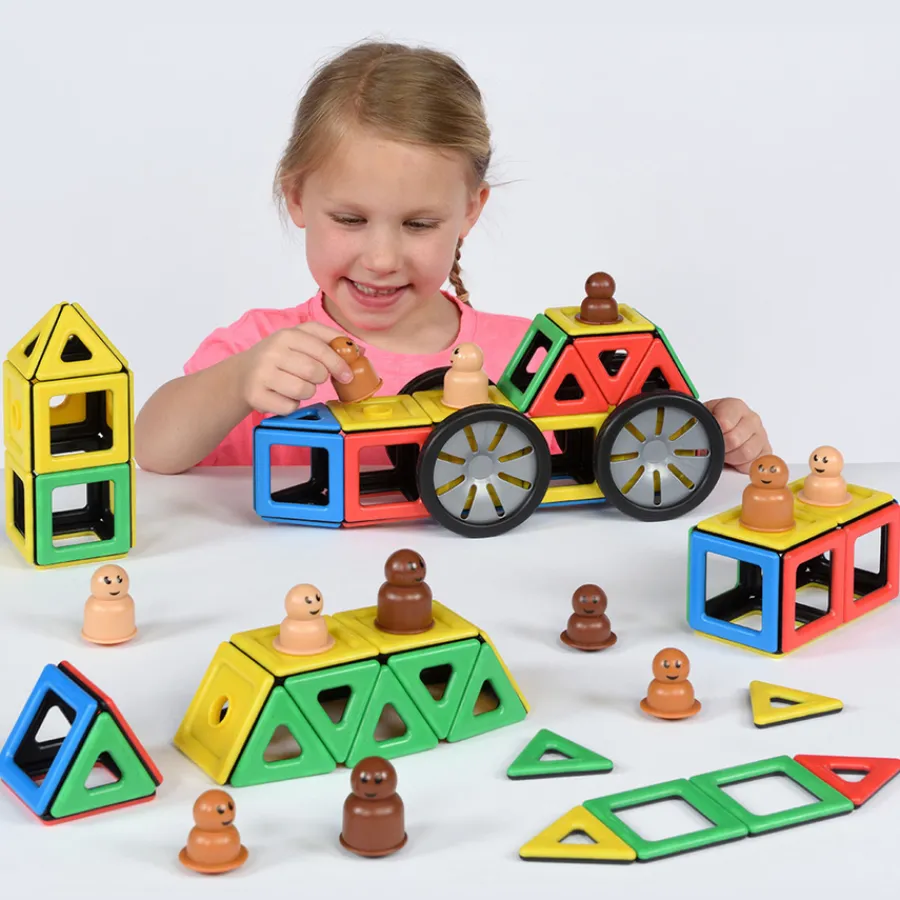 Magnetic Construction Polydron Wheels Set 92pk Construction Sets
