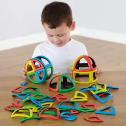 Clearance Magnetic Polydron Sphera Class Set 72pcs Construction Sets|Magnetic Construction