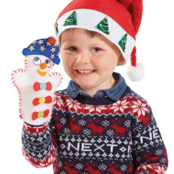 Make Your Own Felt Snowman Puppets 30pk Textiles|Festivals & Celebrations