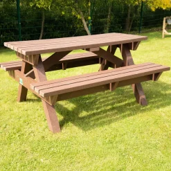Discount Marmax Recycled Heavy-Duty Picnic Bench Benches & Picnic Benches|Forest Schools