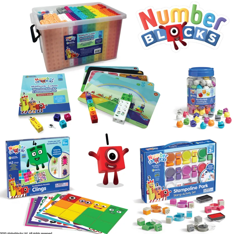 Mathlink® Cubes Numberblocks & Accessories Bundle Numberblocks|Exploring Numbers
