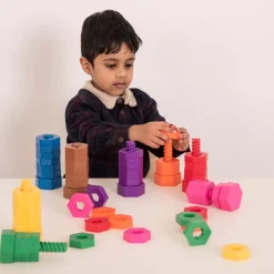 New Maths Activity Nut and Bolt Set Games|Gross & Fine Motor Skills