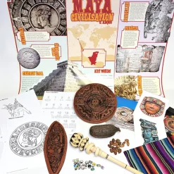 Online Maya Artefacts Pack Classroom Activities & Timelines|Mayans & Aztecs
