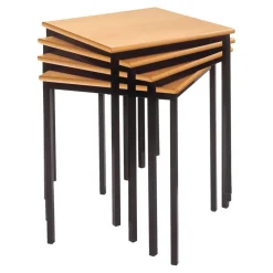 Best MDF Edge Welded Frame Square Table 60x60cm Classroom Tables|Furniture